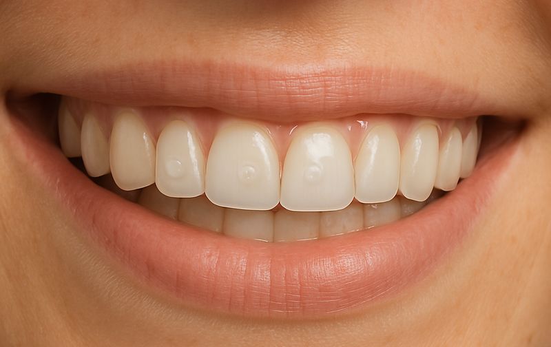 taquets dentaires sur un sourire