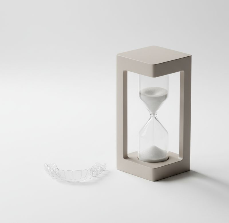 Aligneur et sablier symbolisant le rythme du traitement