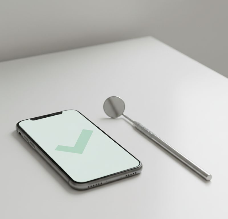 Smartphone et outil dentaire pour suivi orthodontique