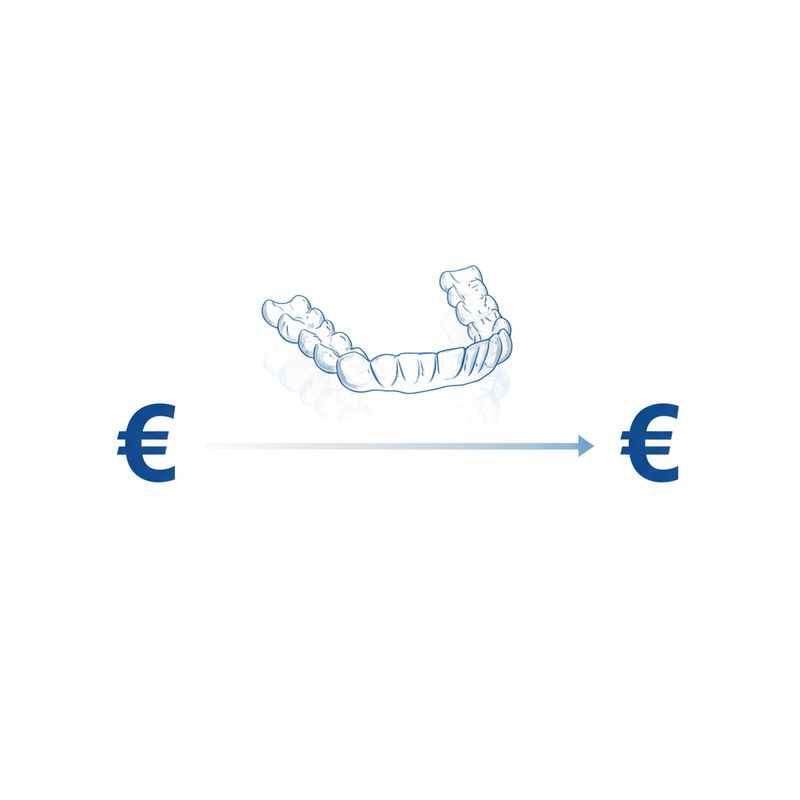 Fourchette de prix pour aligneurs dentaires